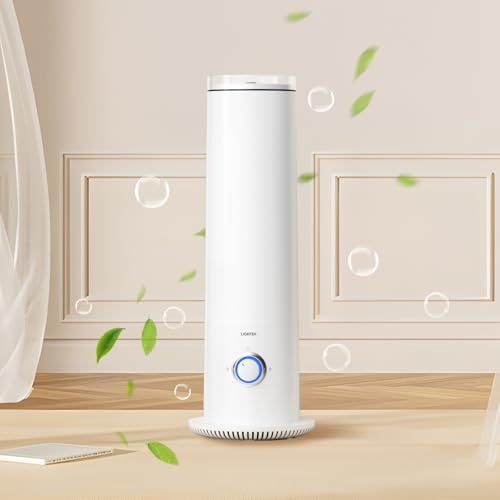 加湿器 大容量 5 6 L タワー型 超音波式 上部給水 360°回転吹出口 3段階調節 空焚き防止 省エネ 静音 27時間連続加湿 アロマ対応 スリムデザイン 寝室 オフィス 乾燥対策 ユニバーサルstore