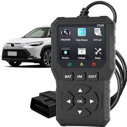 OBD 2 診断機 日本語対応 スキャンツール 故障コード読み取り 消去 リアルタイムデータ分析 I M就緒 電圧診断 酸素センサー測定 軽量ポータブル 車両診断 2000年以降対応 ガソリン ディーゼル車対応