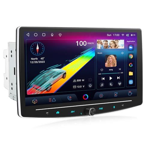 Android カーナビ 4 G 64 2 DIN フローティング ディスプレイ オーディオ一体型ナビ ワイヤレスCarPlay＆Android Auto 無線アンドロイドオートナビ ミラーリング 車でYoutubeを見る 大画面スマートモニター GPS