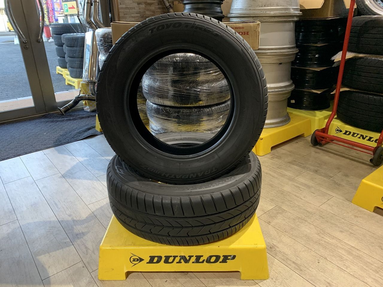 【2412006】2本 TOYO TRANPATH mp7 215/60R16 2023年 7.8mm マークX クラウン エスティマ カムリ ヴェゼル オデッセイ CX-3 フォルクスワーゲン 等