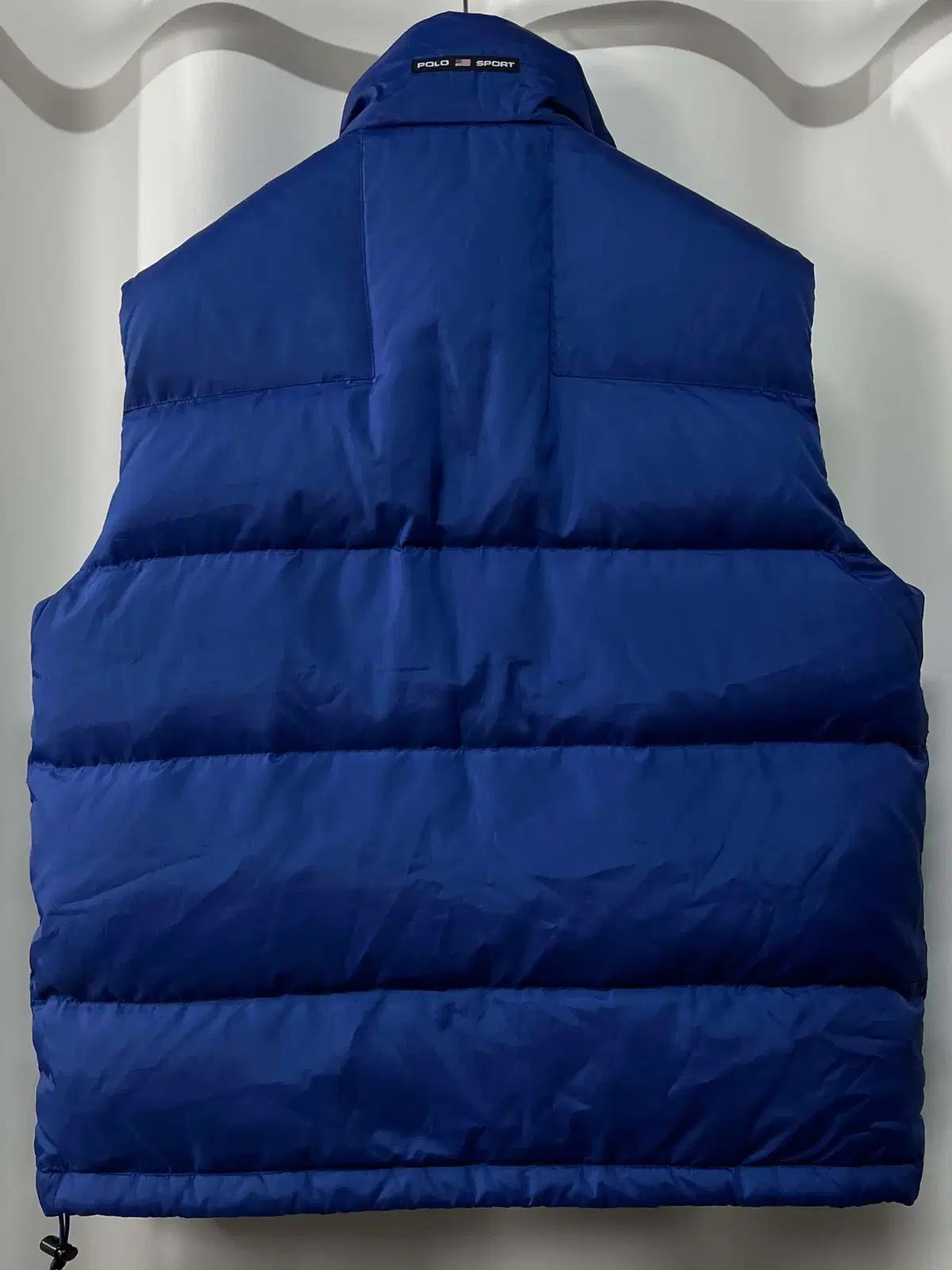 90 s ポロ スポーツ ロイヤルブルー ダウン ベスト ジャケット