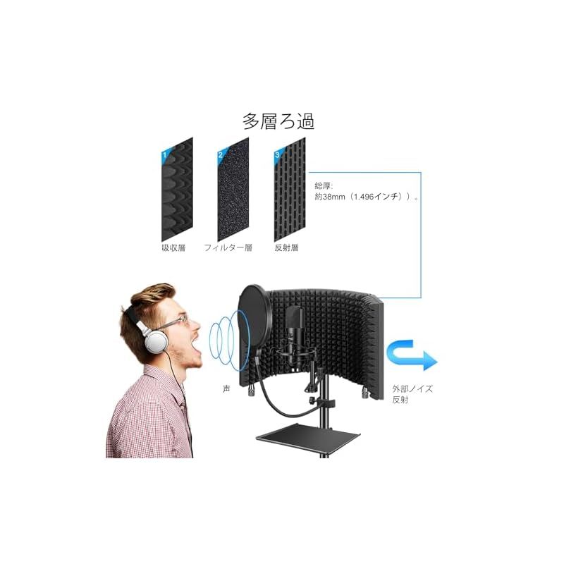 フィルター 録音吸音材