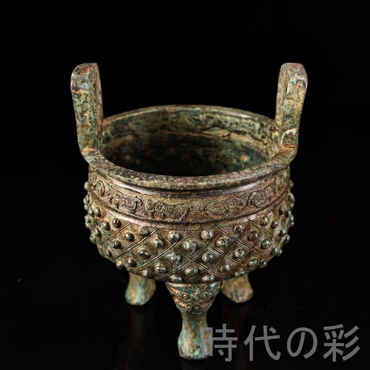 中国古美術 旧藏 明風 青銅器 圓罐 時代物 骨董 置物 收藏 茶道具 古銅器 中国古美術 旧藏 明風 青銅器 圓罐 時代物 骨董 置物 收藏 茶道具 古銅