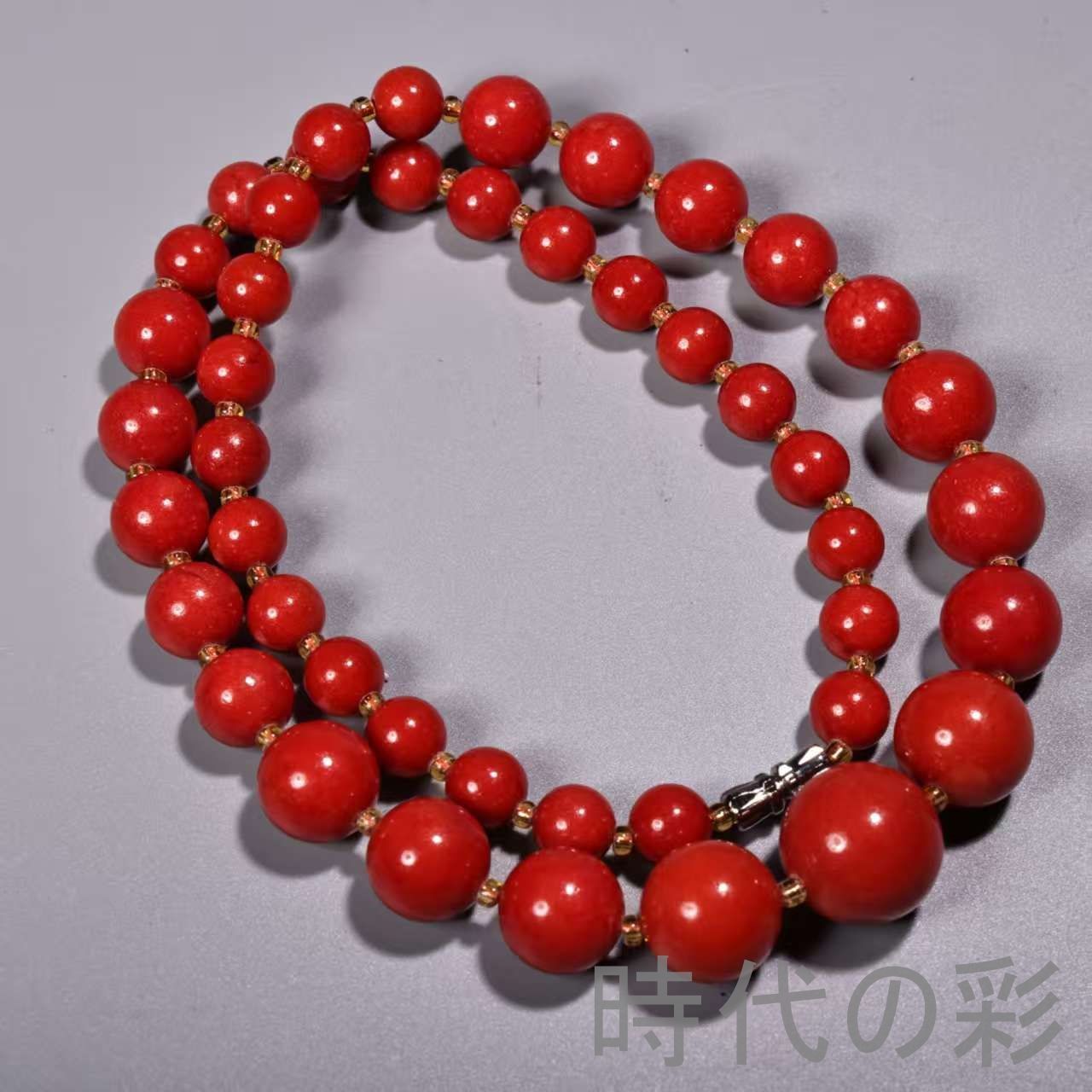 ネックレス 漆器