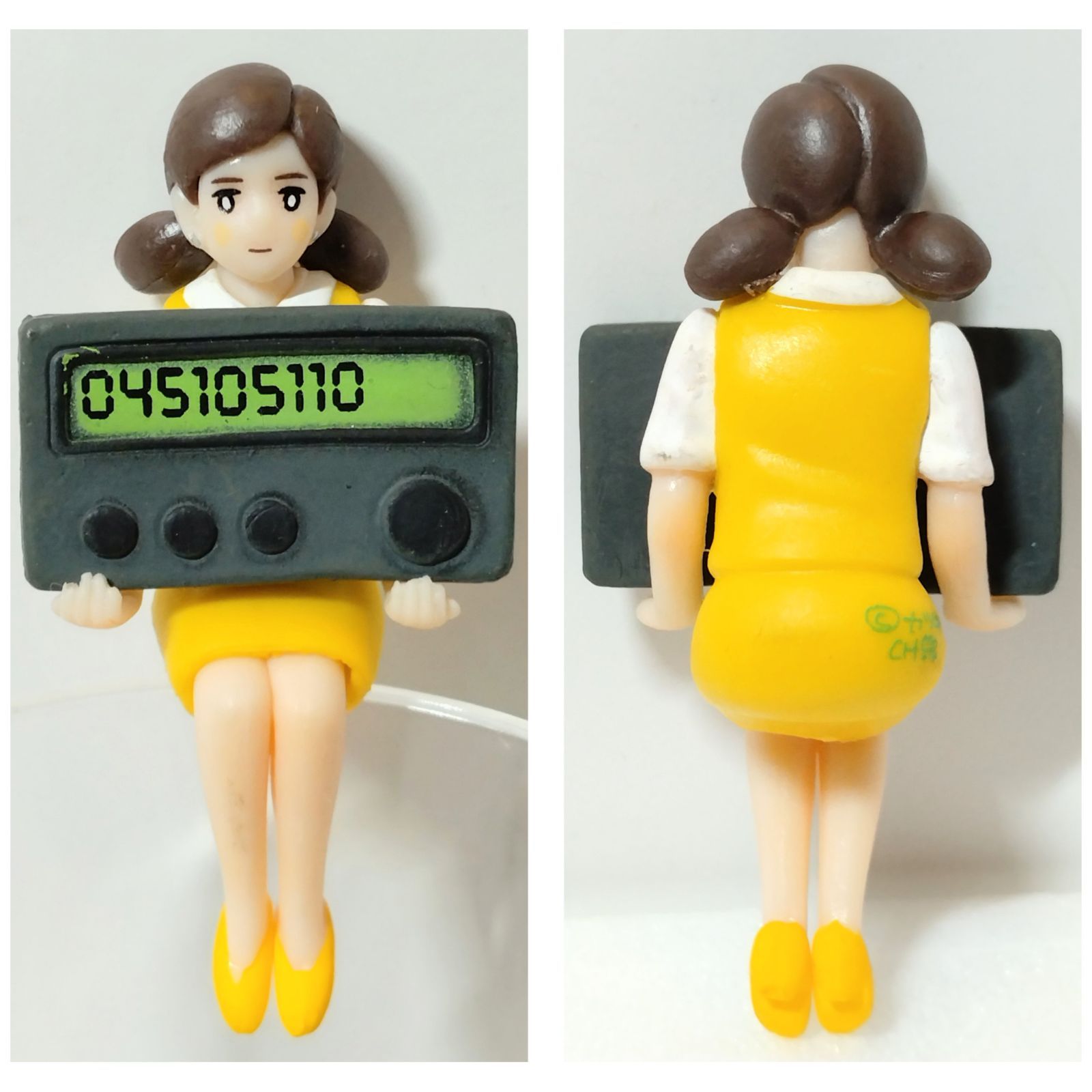 【非売品】年号のフチ子 ～平成元年～ ジョージア 平成のフチ子 全7種セット : 年号のフチ子 / ケータイの