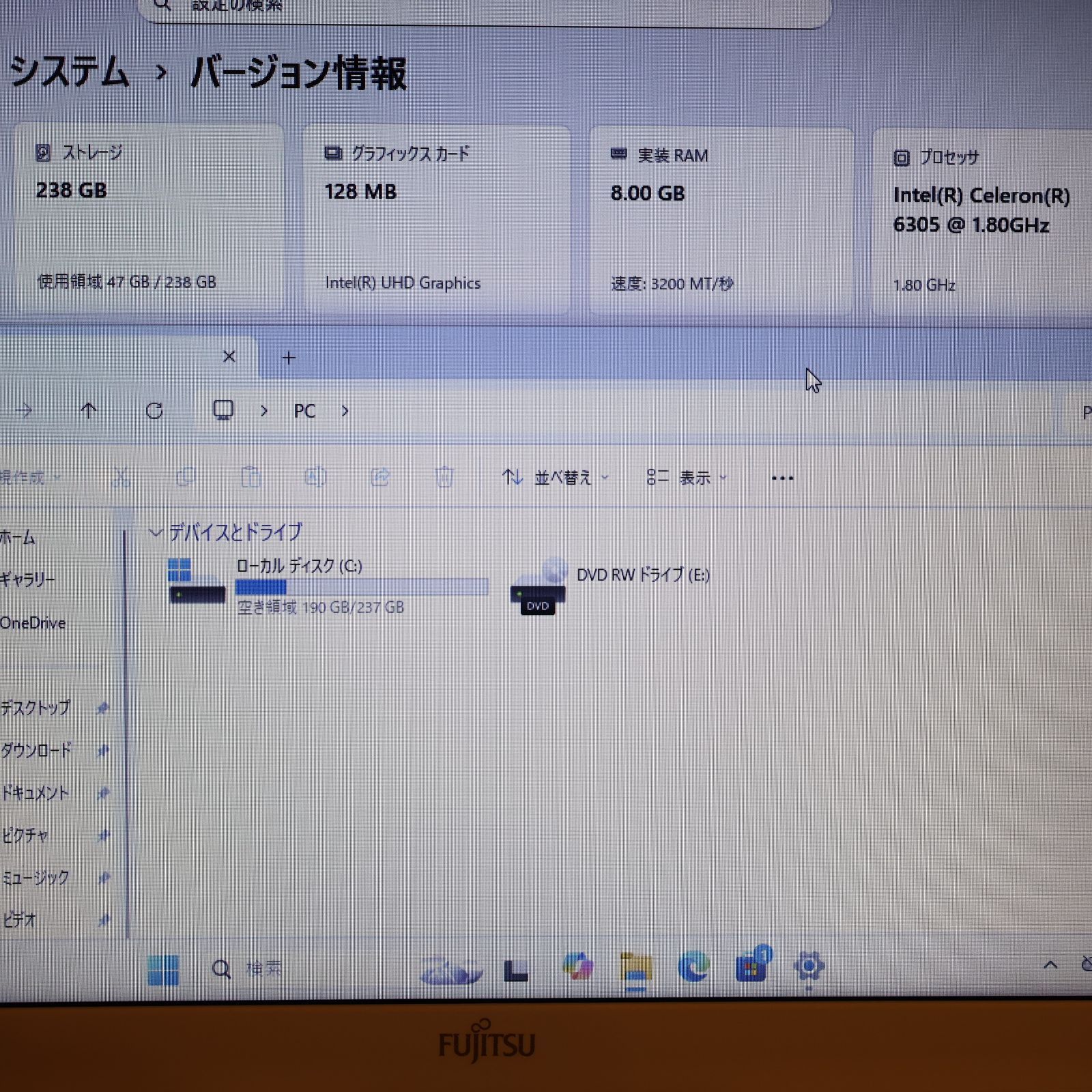 極上美品Win11超高年式11世代CPU/新品SSD/メ8/DVD/無線/カメラ - メルカリ
