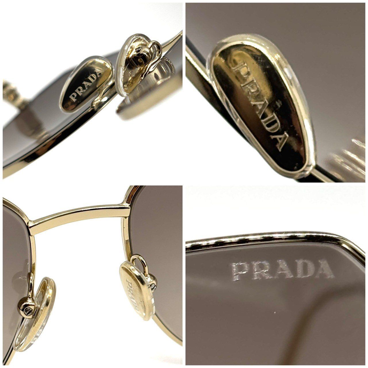 横顔を美しく魅せる】 PRADA プラダ サングラス トライアングルロゴ