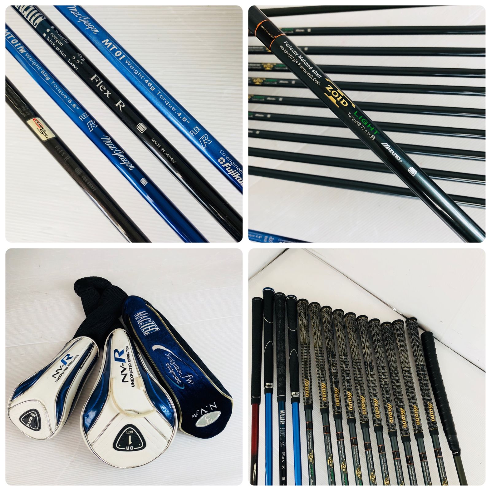 豪華 15本 McGREGOR マグレガー MIZUNO ミズノ メンズ ゴルフ クラブ