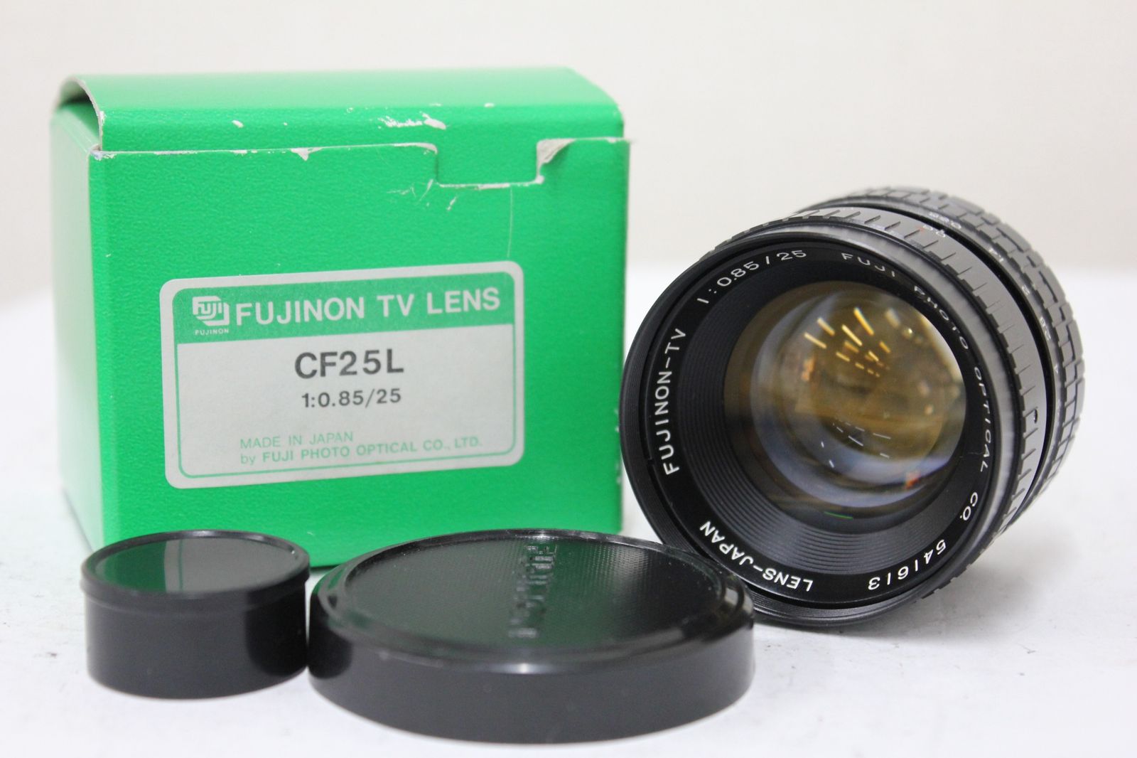 元 き 富士フィルム Fujifilm Fujinon-TV 25 mm 0.85 CF L レンズ e 4422