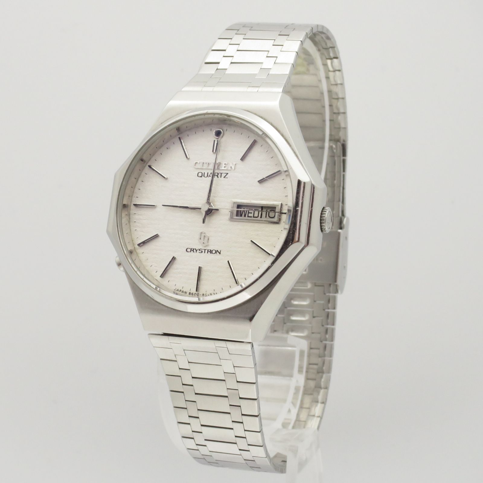 希少】CQ クリストロン シチズン Quartz メンズ腕時計 8角 オクタゴン