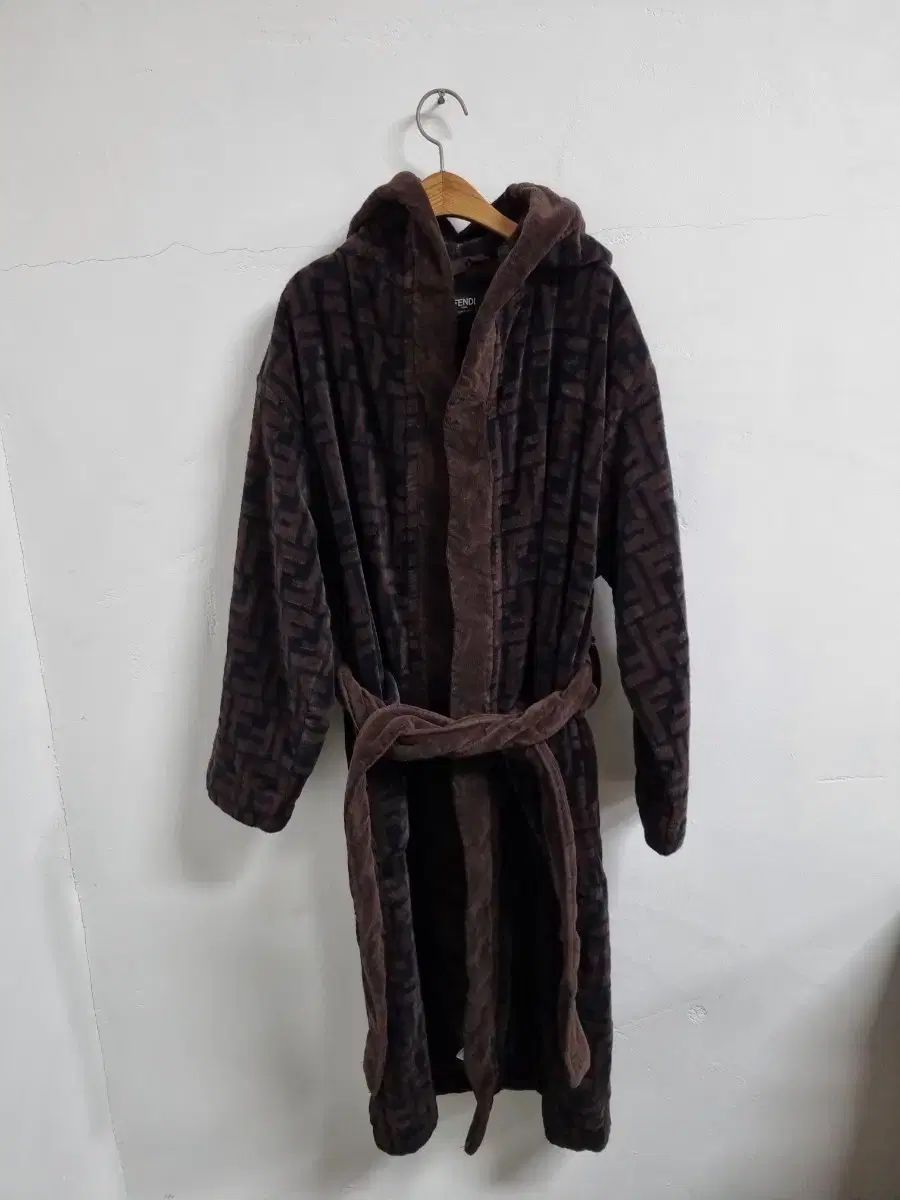 FENDI FF ロゴ フード付き バスローブ