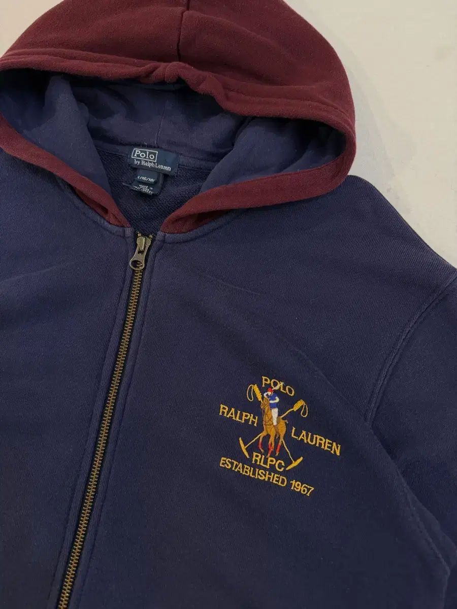 ポロラルフローレン ビックポニー チーフキーフ バイ ジップアップパーカー