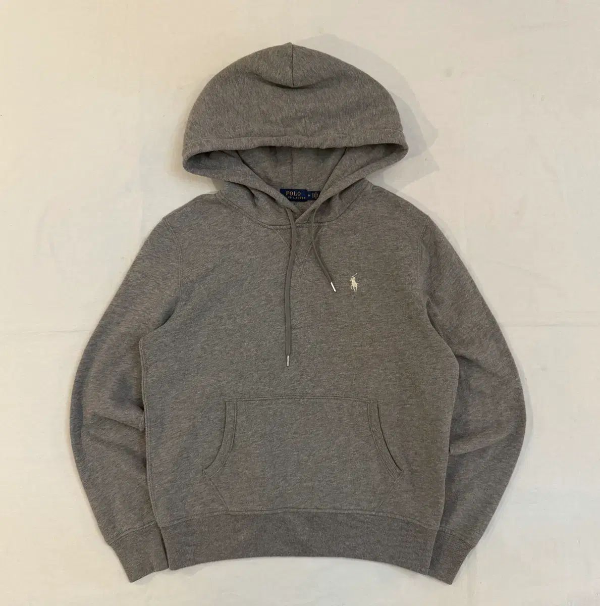 新モデル ポロ ラルフローレン ポニーロゴ フーディー グレー
