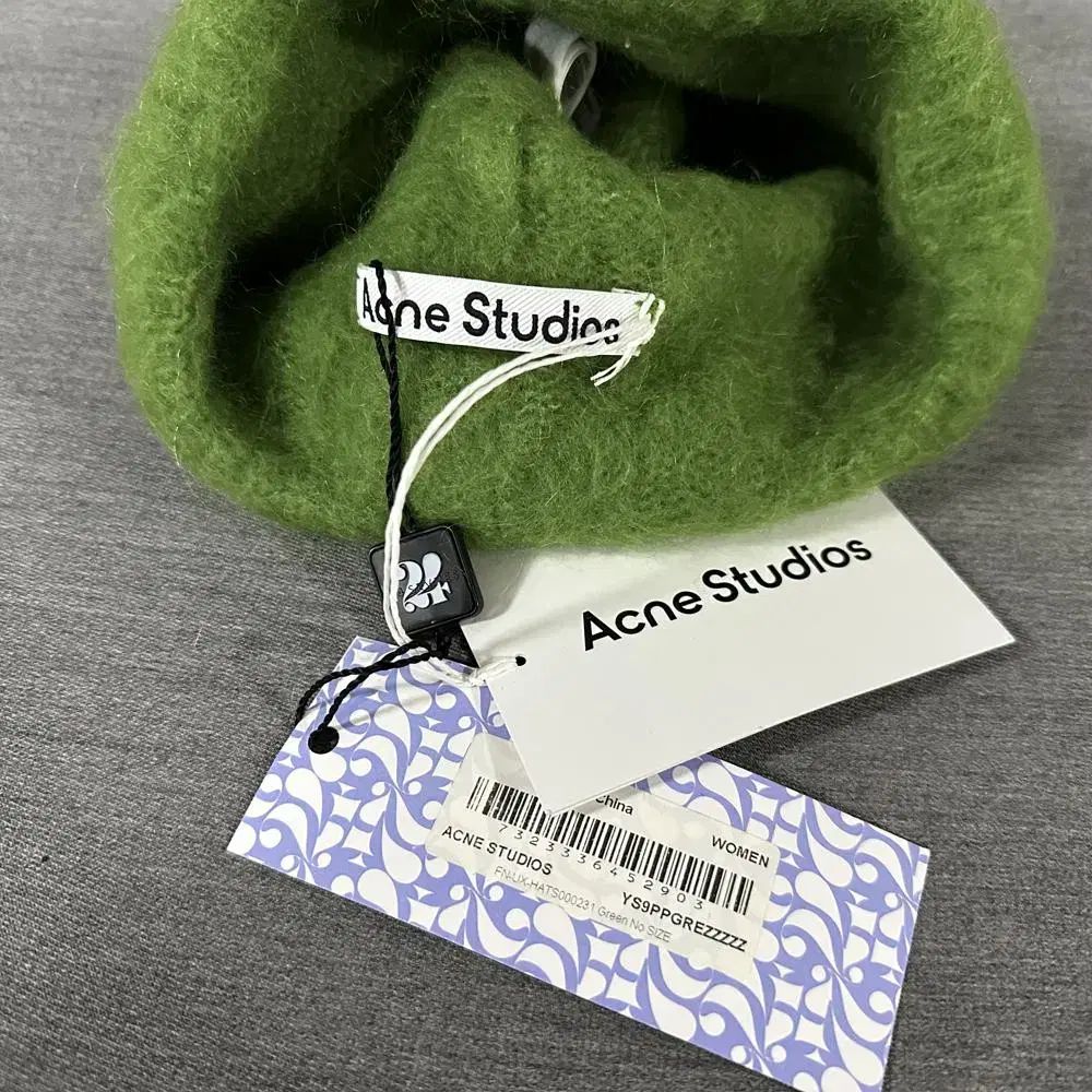 Acne Studios アクネストゥディオズ グリーンウールビーニー