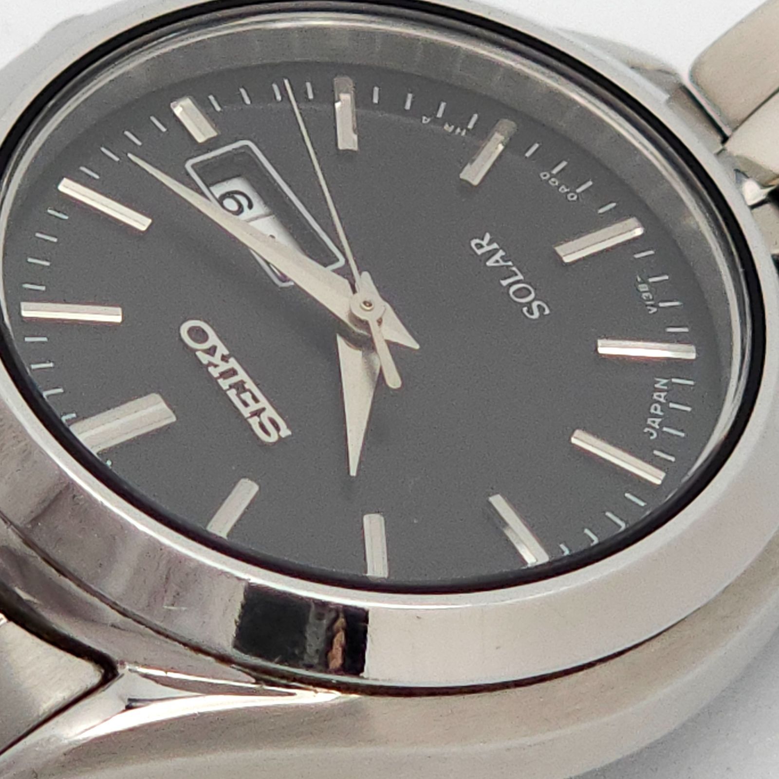SEIKO セイコー V138-0AC0ソーラーQZ 動作品 - メルカリ
