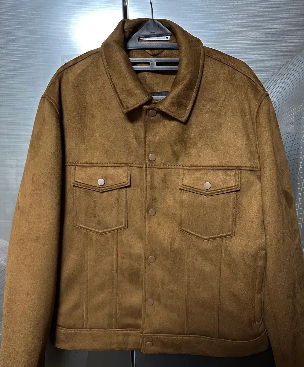 ZARA ザラ ブラウン スウェード ジャケット Lサイズ