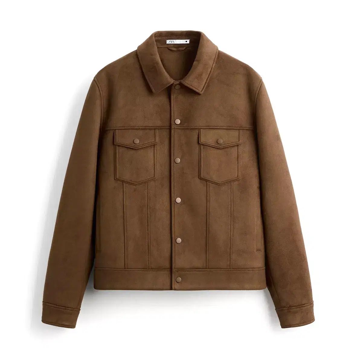 ZARA ザラ ブラウン スウェード ジャケット Lサイズ