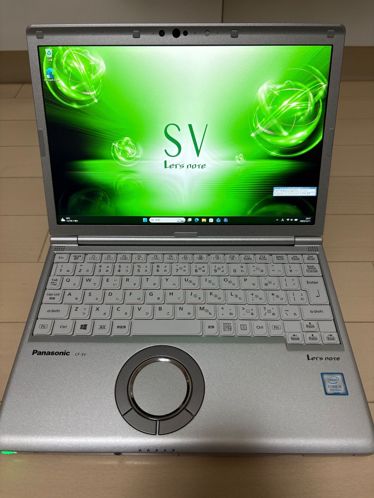 良品/累積2880時間】Panasonic Let's note CF-SV7 Windows11 SSD256GB