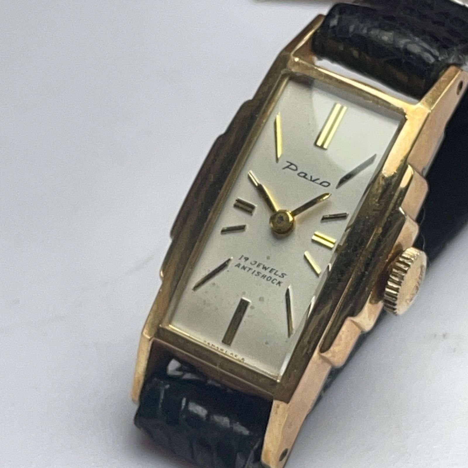 OH済 14 KGF ORIENT Pavo 手巻 ヴィンテージ アンティーク 稼働 オリエント 腕時計