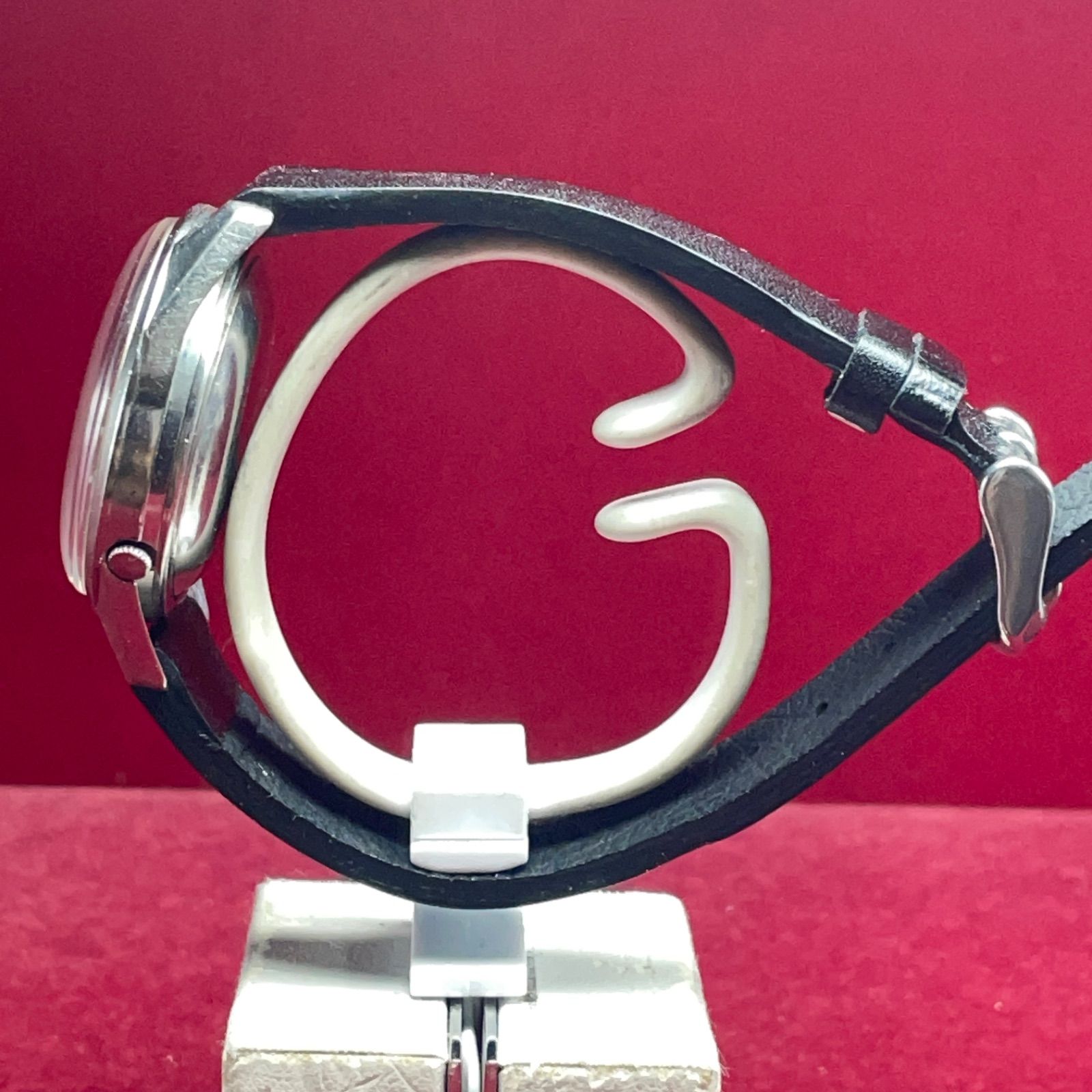  超 風防 交換済 SEIKO スポーツマチック 5 自動巻 ヴィンテージ アンティーク Sportsmatic 稼働品 セイコー 腕時計 ウインドブレーカー 自動巻き時計 腕時計(アナログ)