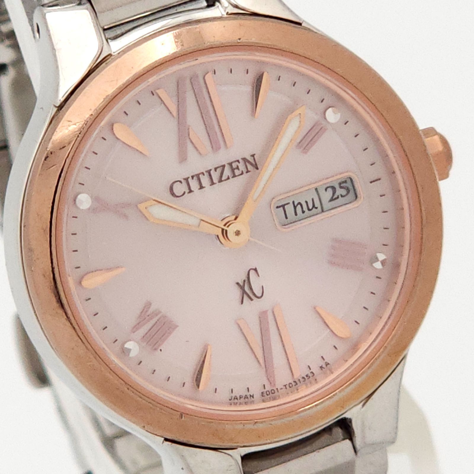 CITIZEN シチズン クロスシー E001-T020348 ソーラーQZ 動作品 - メルカリ