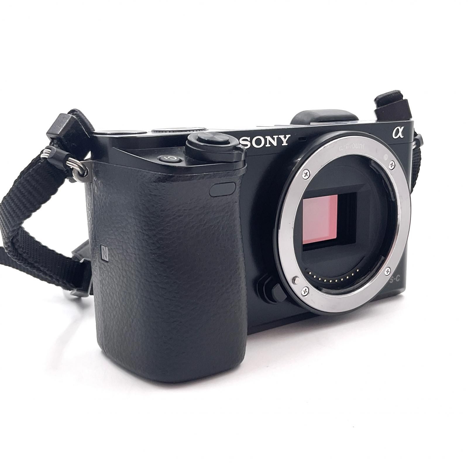 Sony デジタル一眼 α6000 ILCE 6000 ボディ ブラック 難有