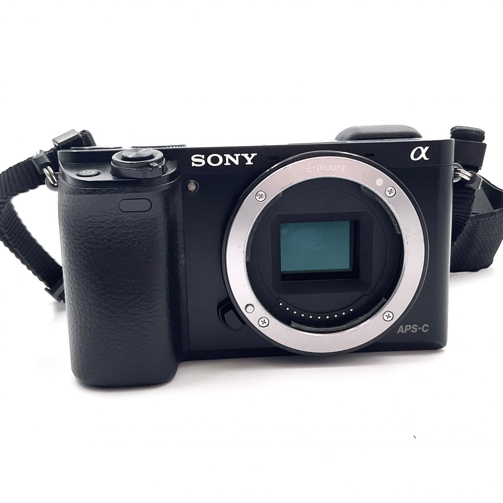 Sony デジタル一眼 α6000 ILCE 6000 ボディ ブラック 難有