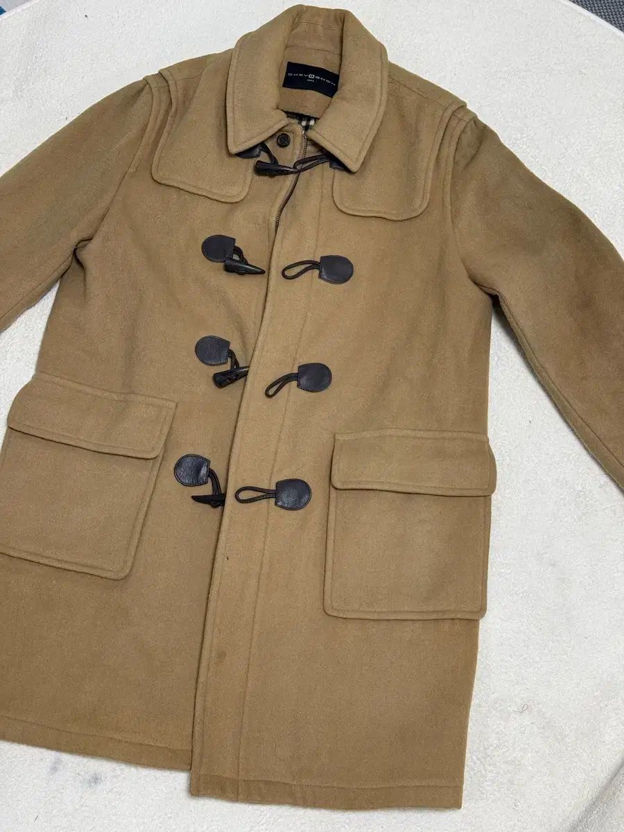 シェビ二ョン カシミア ブレンド ダッフル コート ブラウン 100