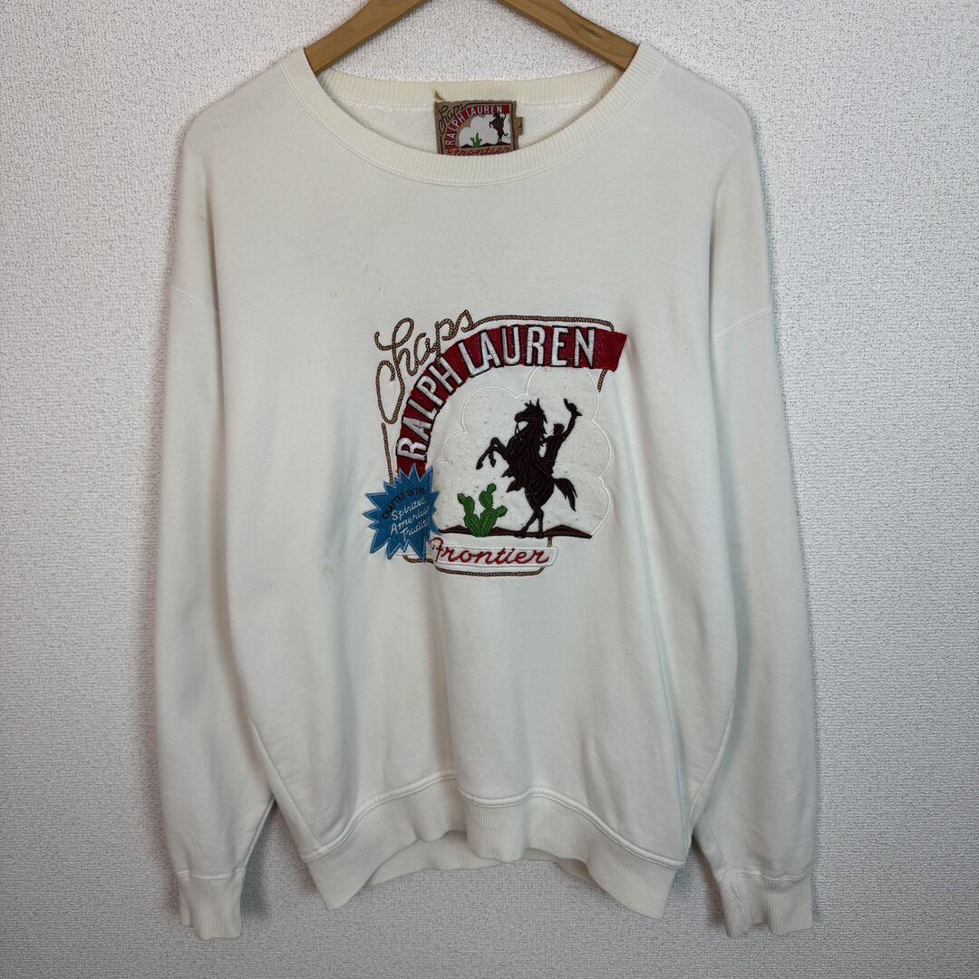 90s CHAPS RALPH LAUREN チャップス ラルフローレン スウェット ロゴ 
