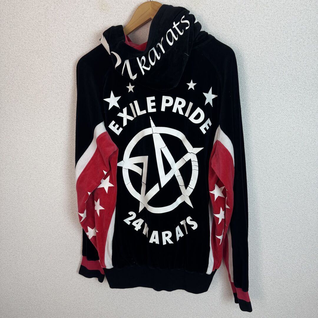 24karats 24カラッツ セットアップ ジャージ ベロア EXILE PRIDE ロゴ