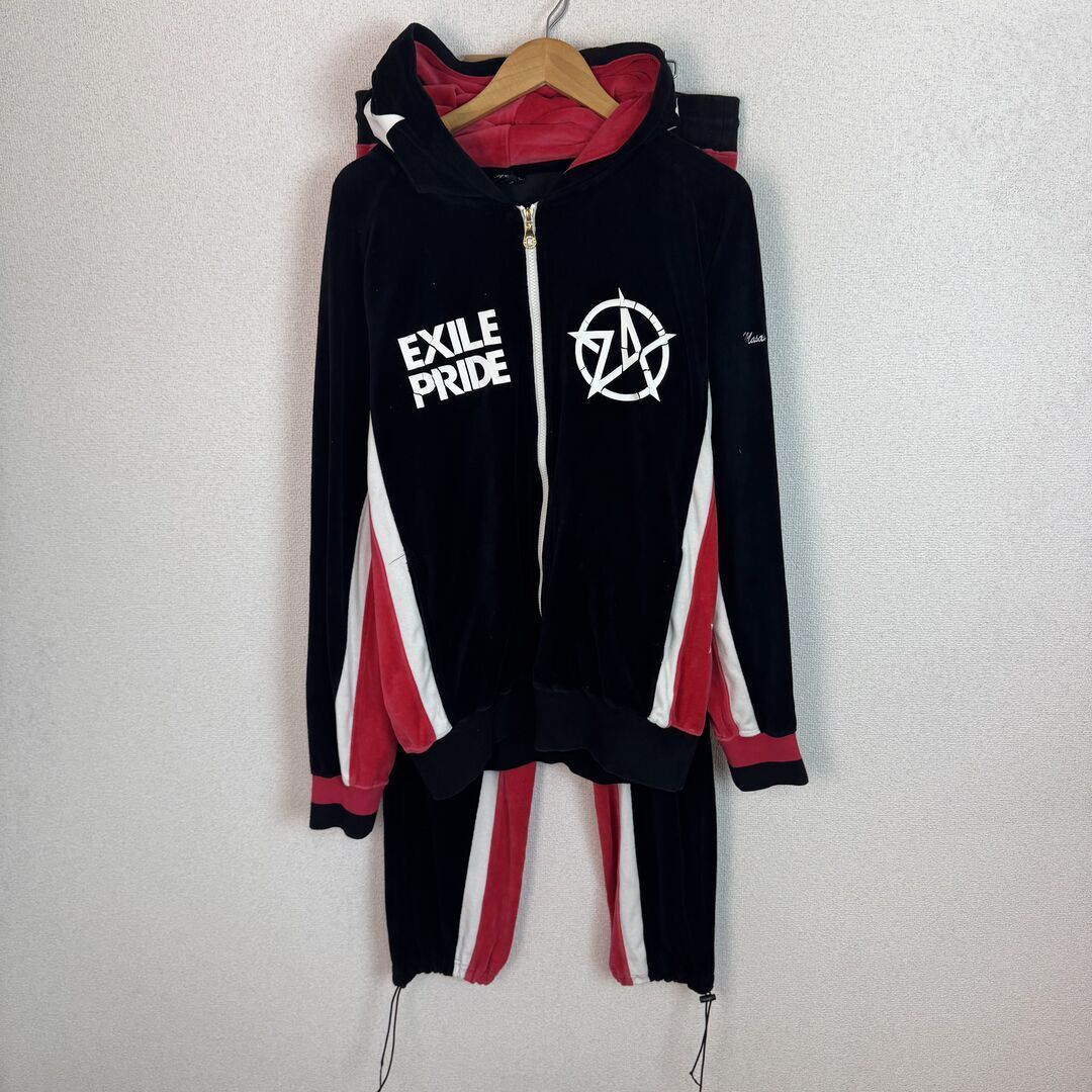 24karats 24カラッツ セットアップ ジャージ ベロア EXILE PRIDE ロゴ