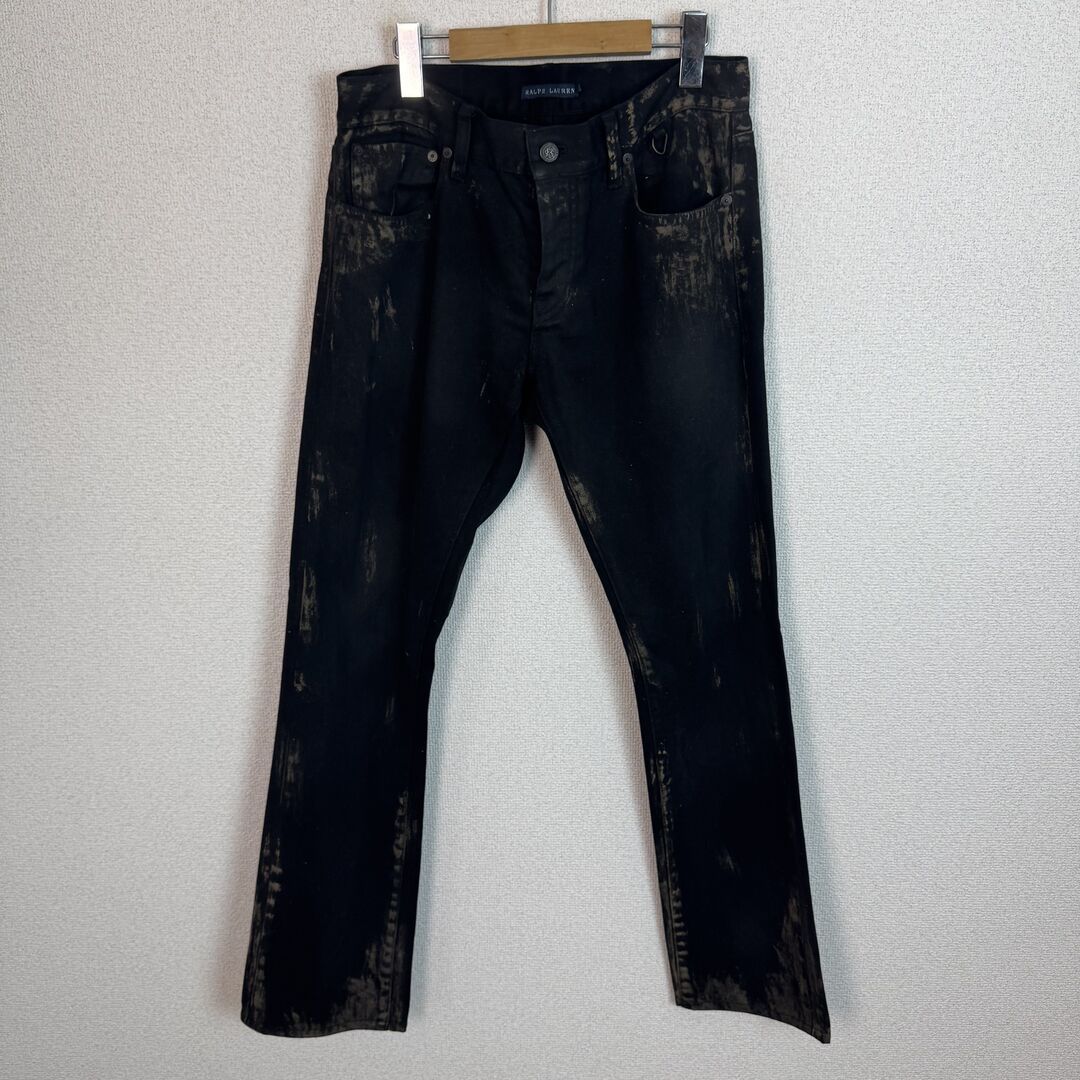 メンズ 激レア RALPH LAUREN ラルフローレン デニムパンツ ブラック 