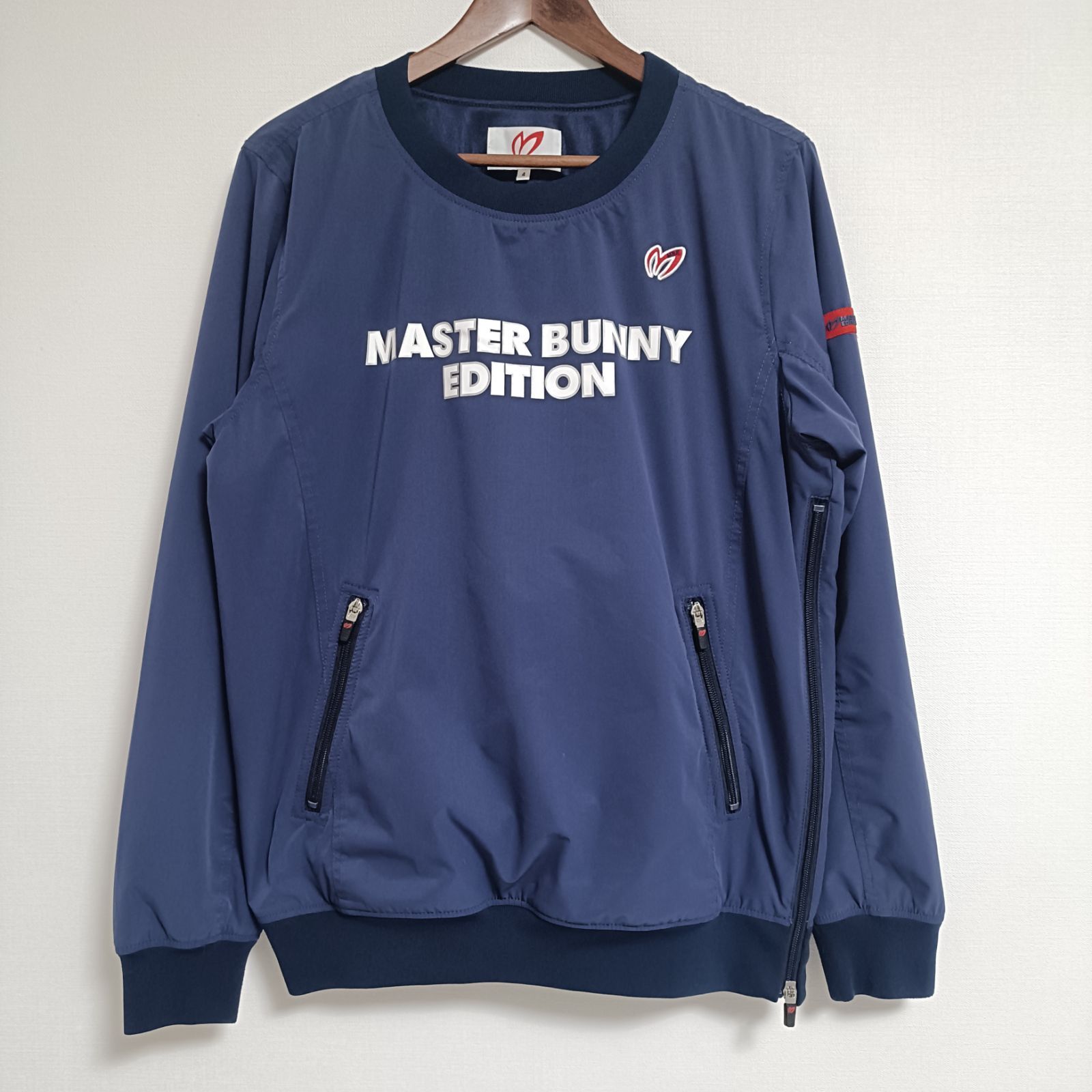 マスターバニーエディション クルーネック プルオーバー ブルゾンジャケット ブルー系 4