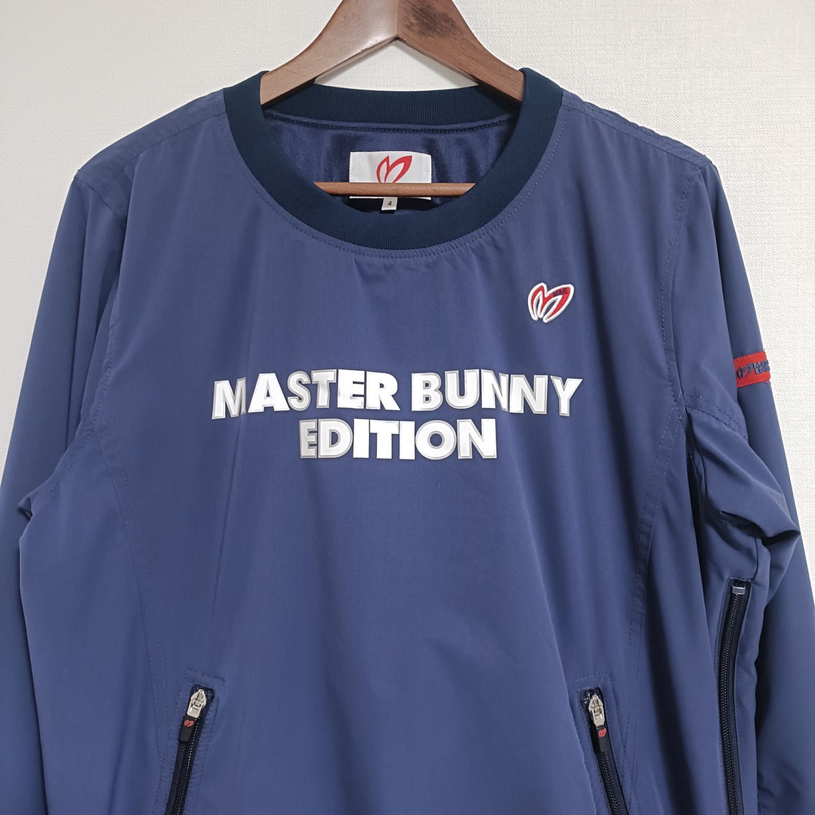 マスターバニーエディション クルーネック プルオーバー ブルゾンジャケット ブルー系 4