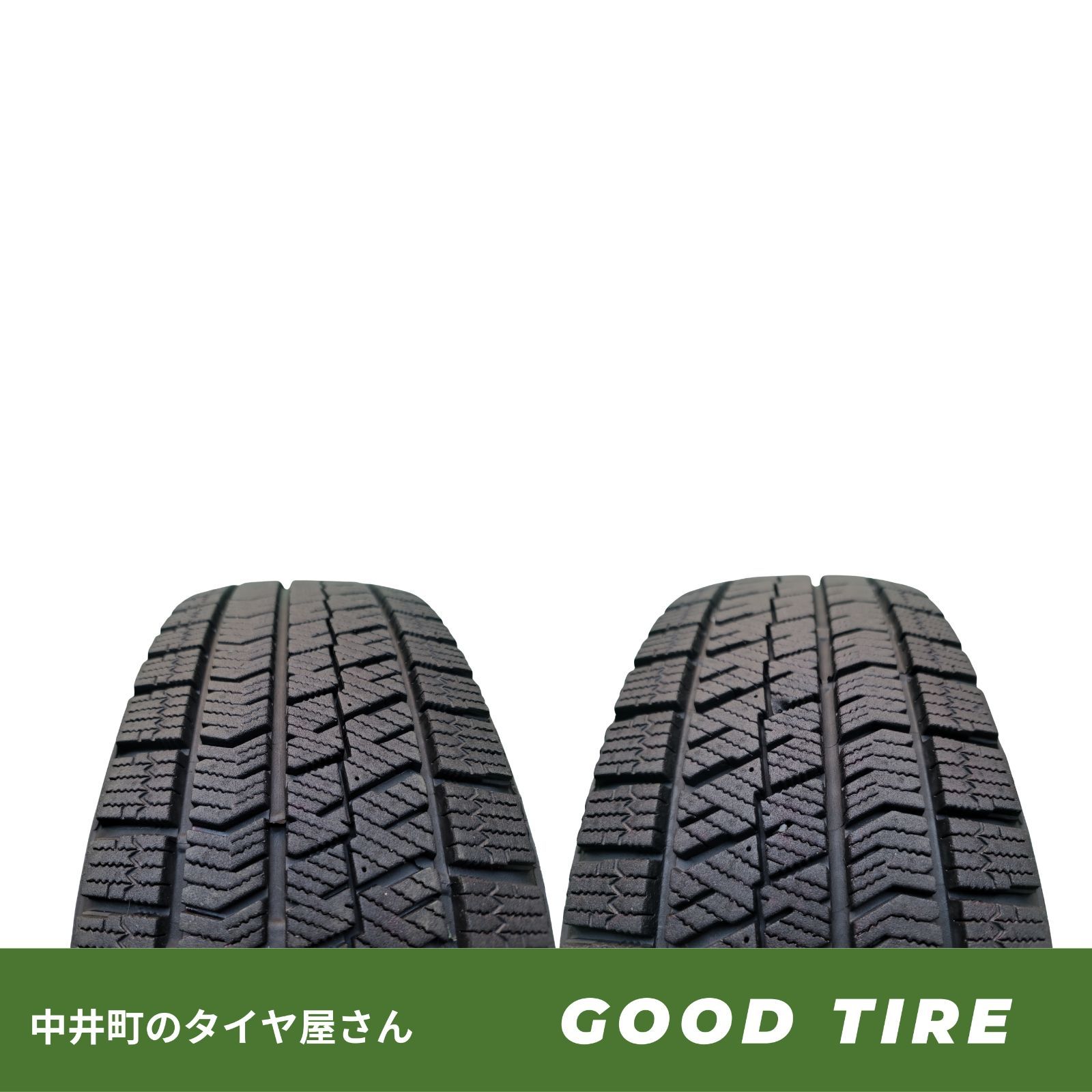185/65R15 8分山 ブリヂストン BLIZZAK VRX2 2021年製 冬用 2本 中古