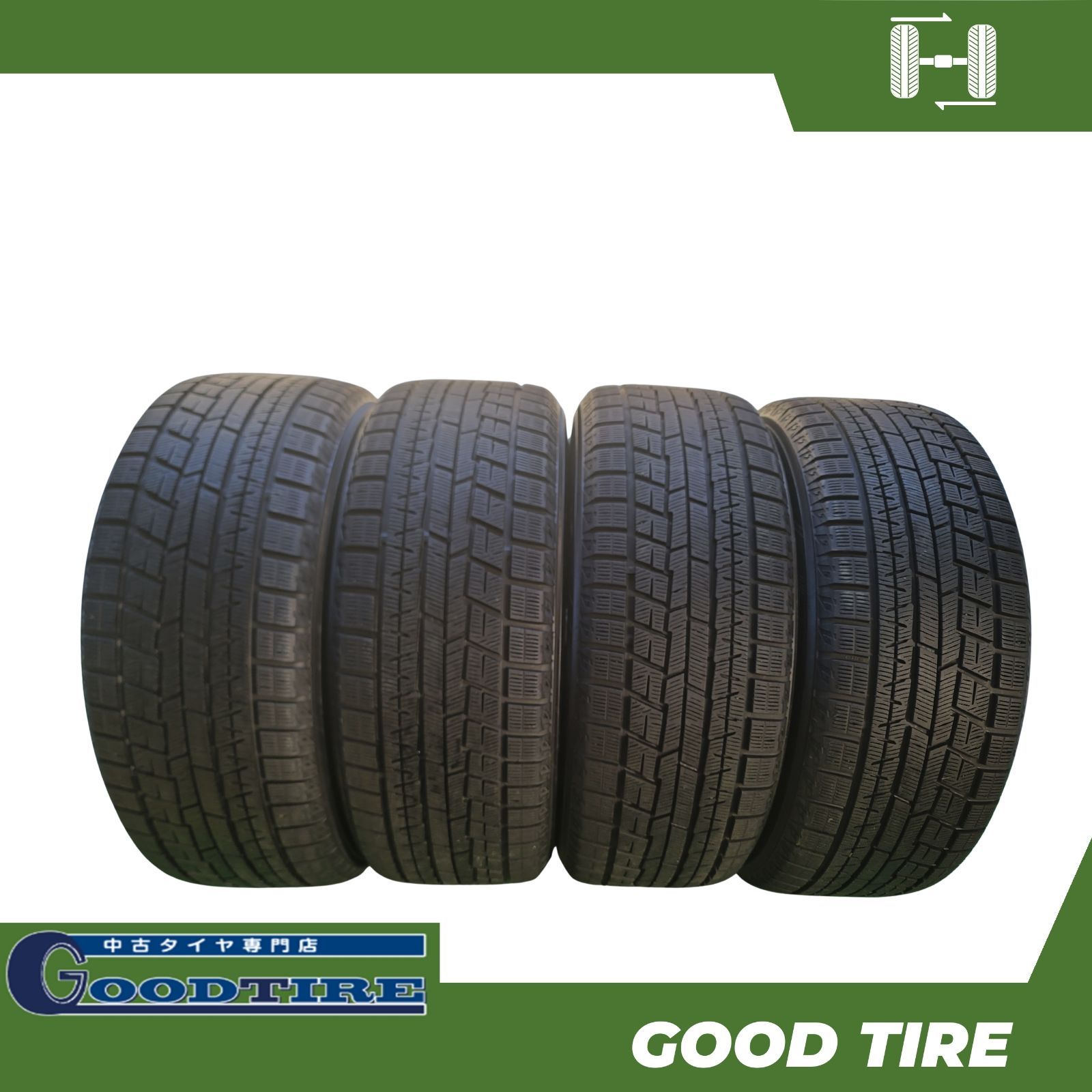 235 50 R 18 ヨコハマ IG 60 2019年製 冬用 4本セット 8分山 タイヤ アルファード ヴェルファイア レクサスLS 7265