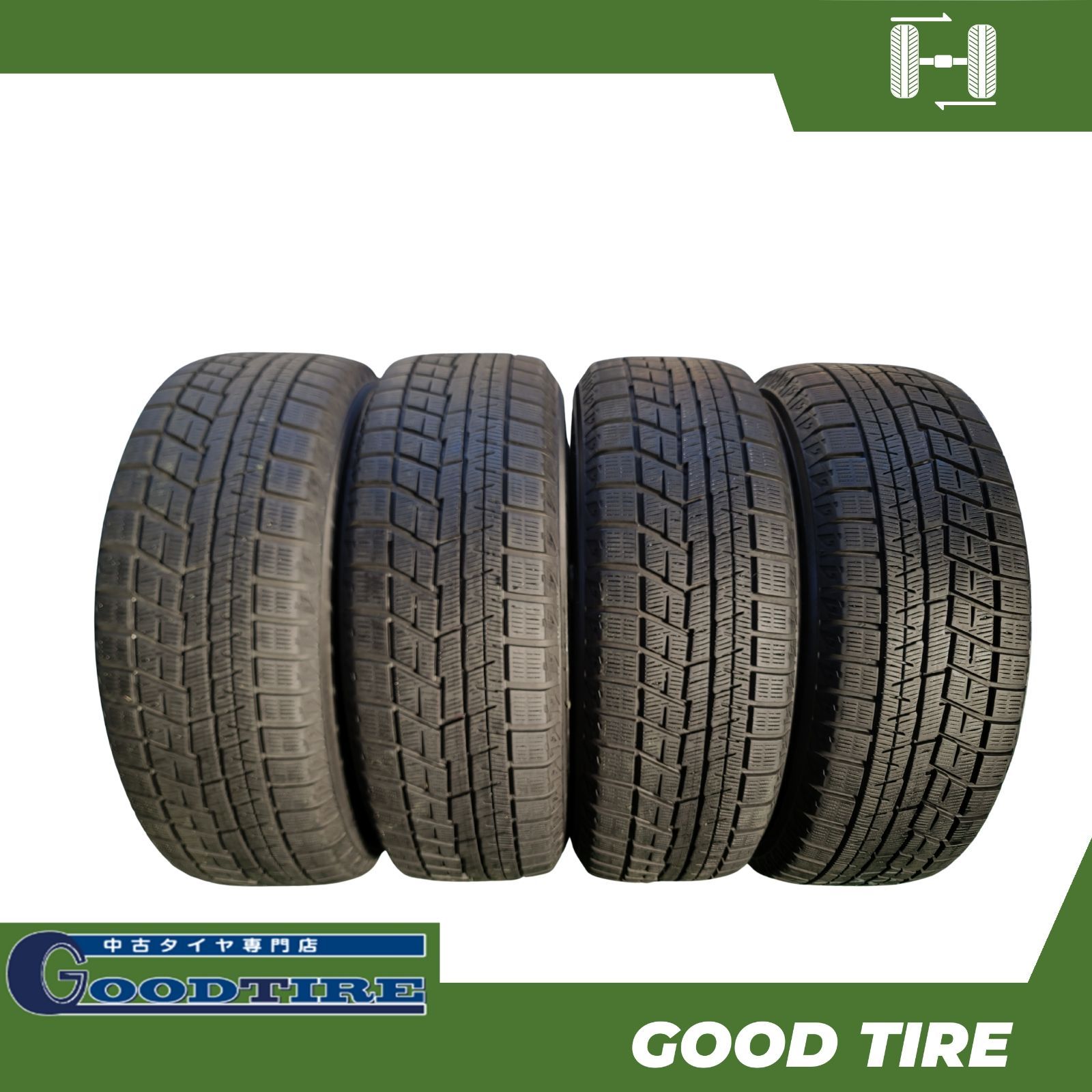 215/60R16 ヨコハマ ICEGUARD IG60 2022年製 冬用 4本セット 8分山 