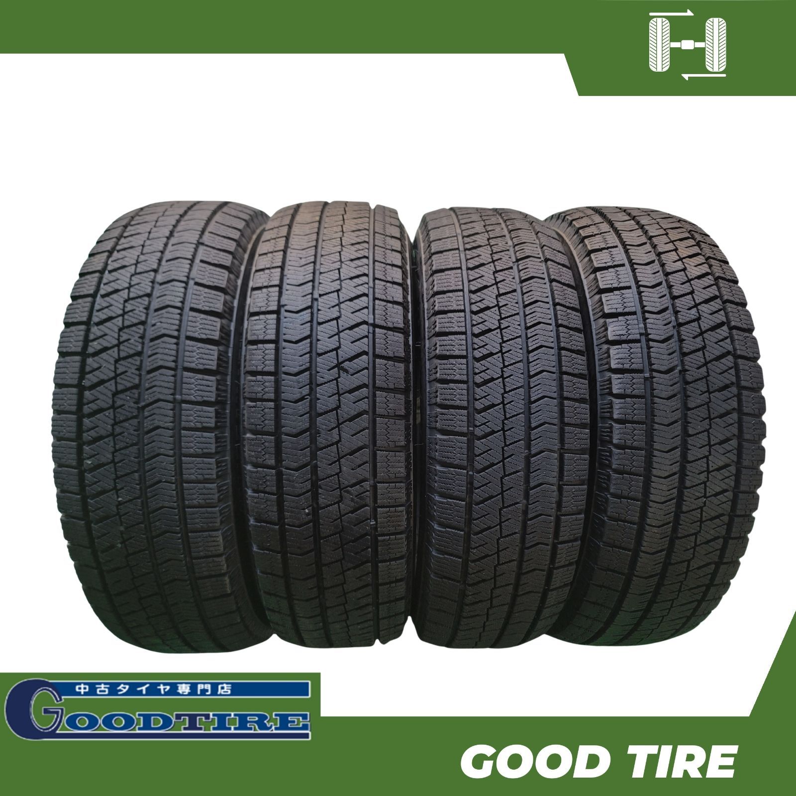 1本販売】2023年製 8分山 BRIDGESTONE BLIZZAK VRX2【205/60R16 92Q】ノア