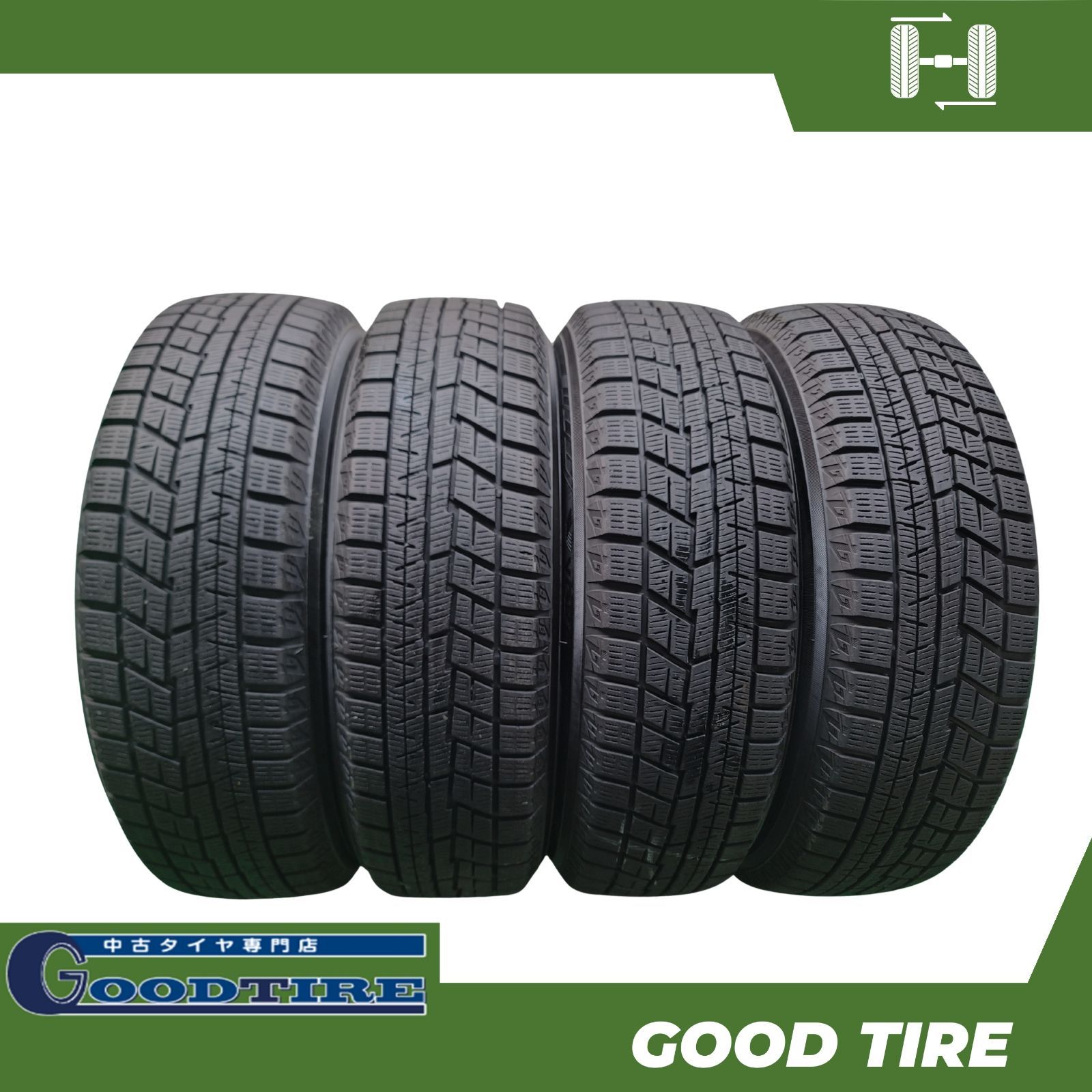 175/60R16 ヨコハマ ICEGUARD IG60 2021年製 4本 冬用 8分山 中古