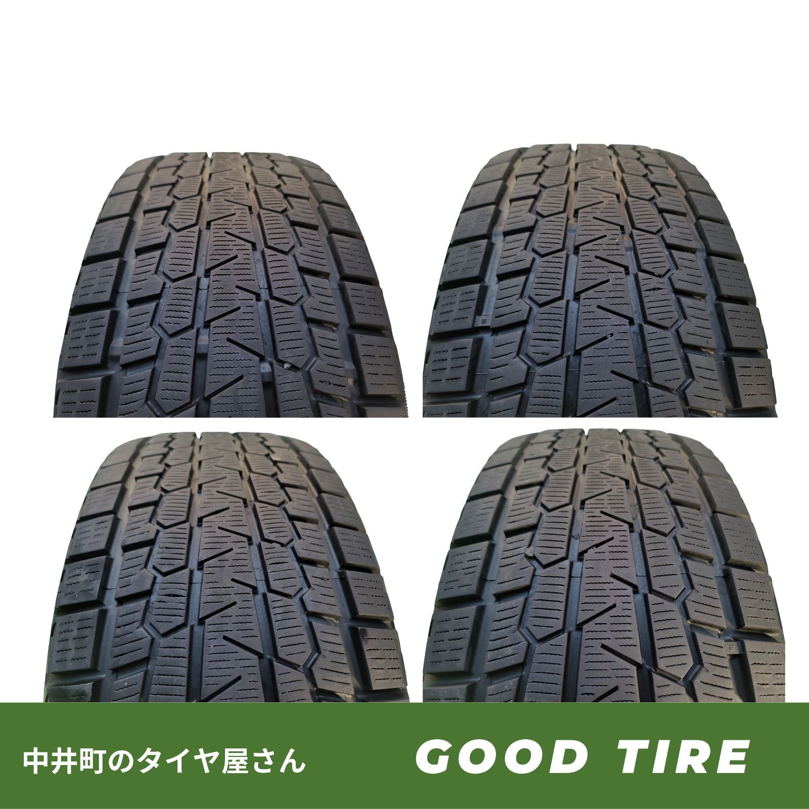 235 55 R 17 ヨコハマ GO 75 製 冬用 4本セット 8分山 タイヤ 7266