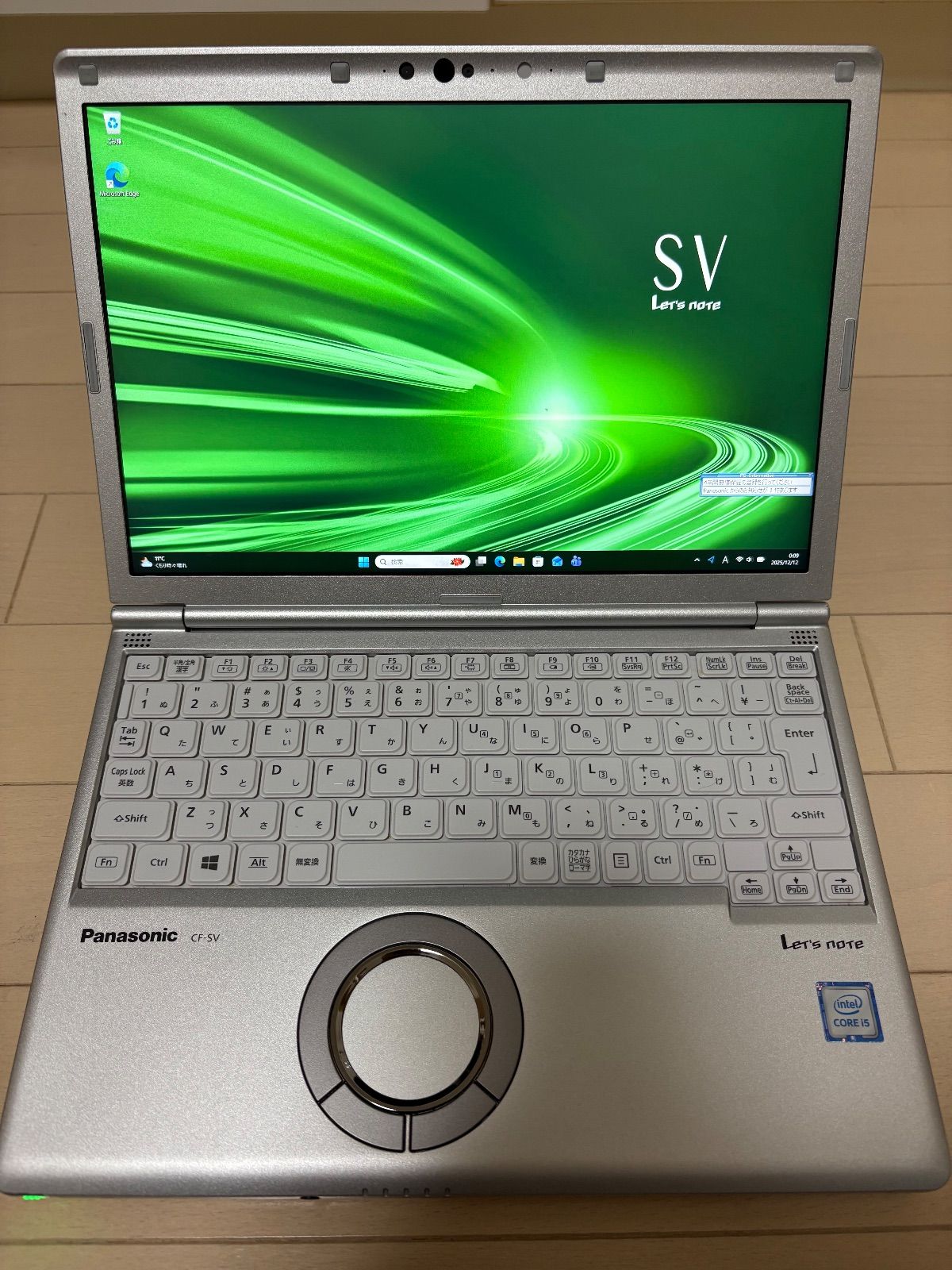 良品/累積4290時間】Panasonic Let's note CF-SV8 Windows11 SSD256GB