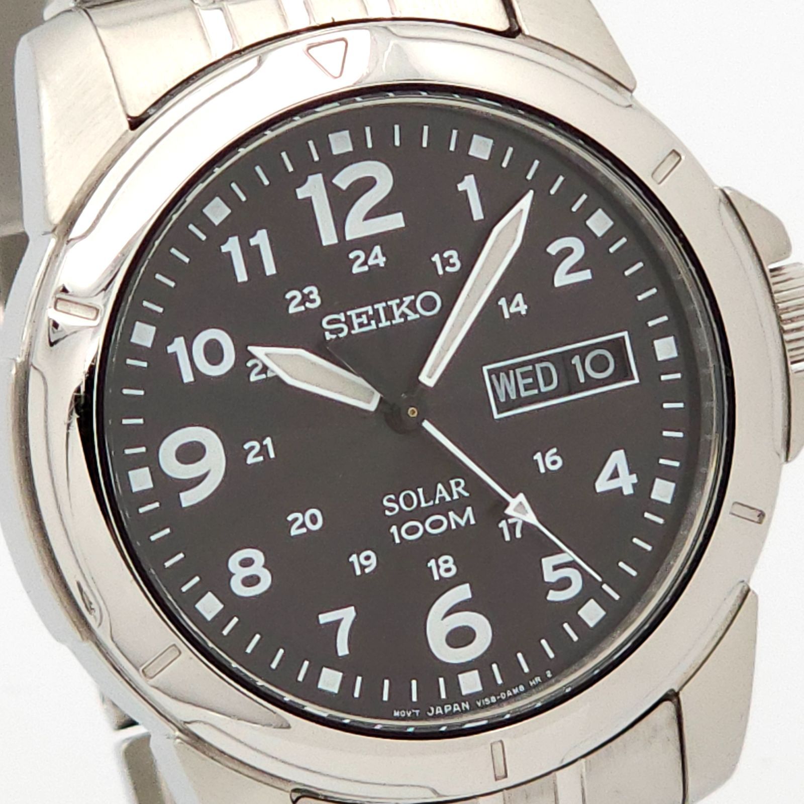 ☆良品 SEIKO セイコー V158-0AD0 ソーラーQZ 動作品 【公式通販】