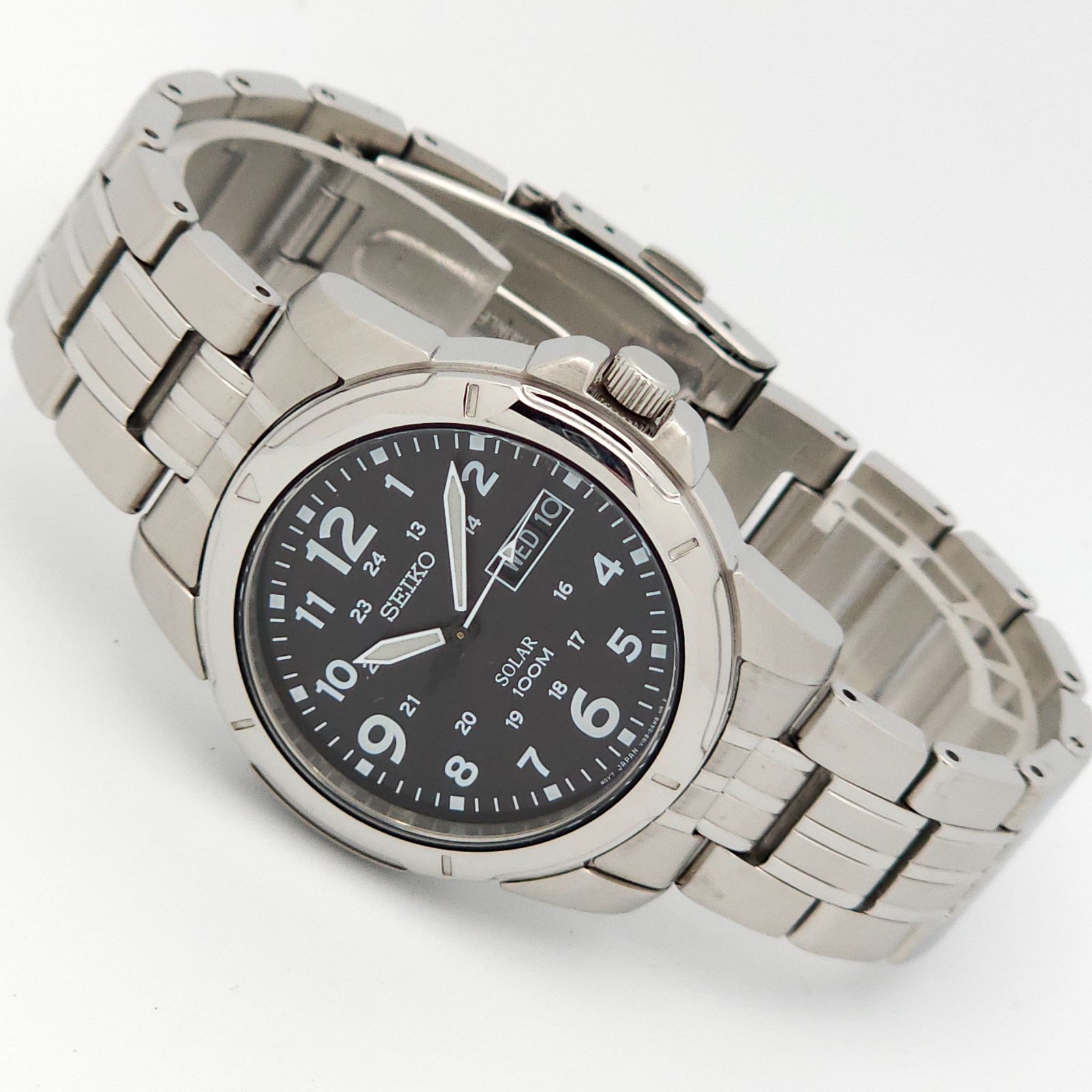 ☆良品 SEIKO セイコー V158-0AD0 ソーラーQZ 動作品 【公式通販】