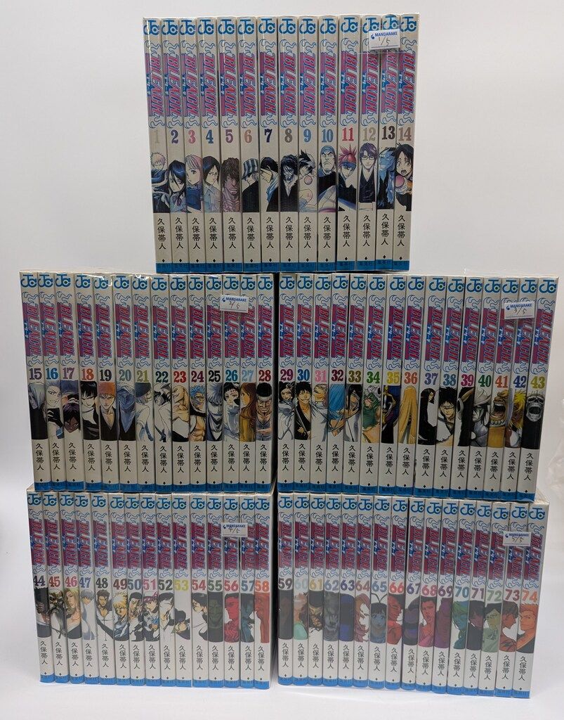 集英社 久保帯人 BLEACH 全74巻 セット - メルカリ
