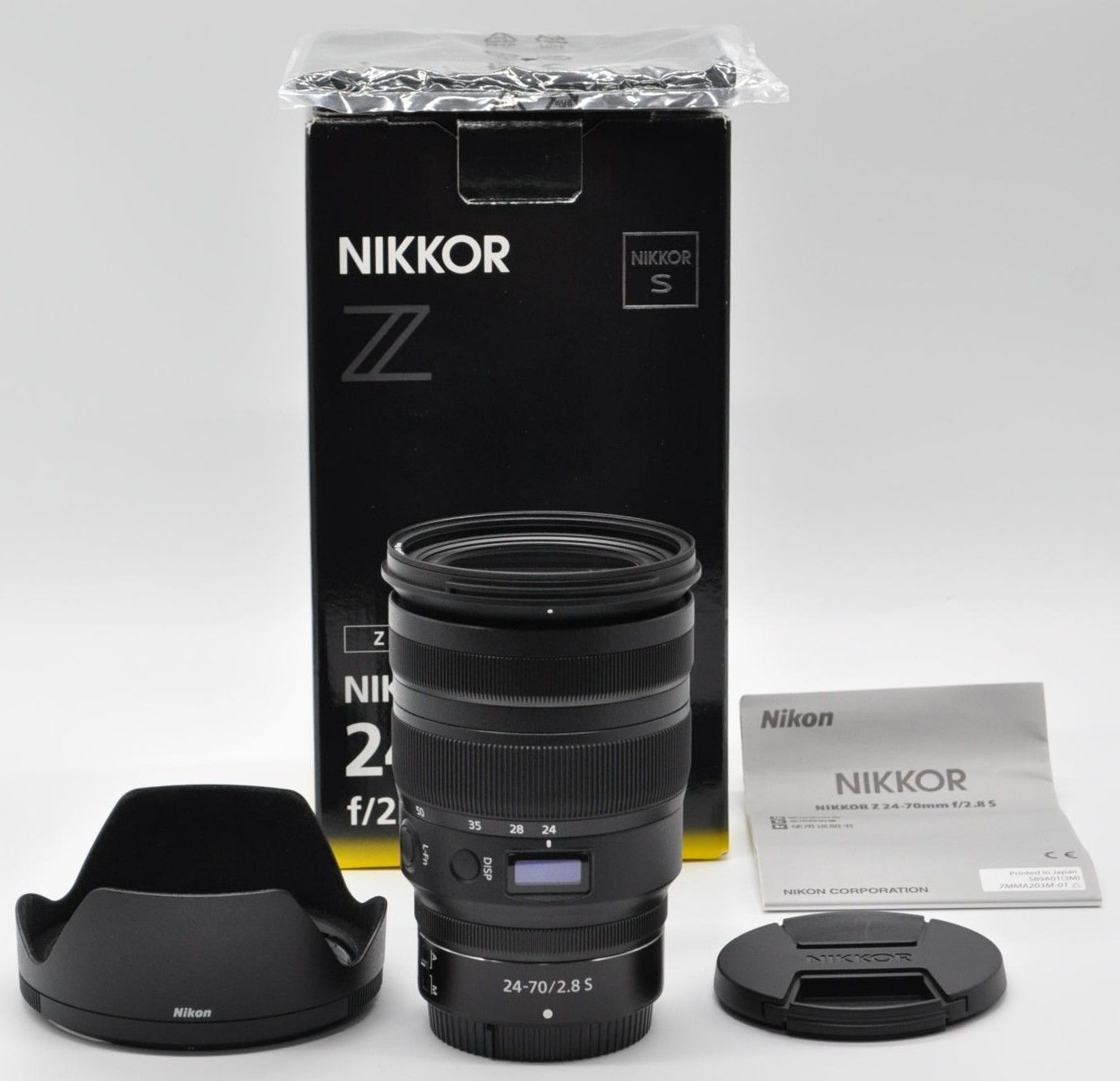 上 !! Nikon ニコン NIKKOR Z 24-70 mm f 2.8 S あるとうれしい元箱＆フード＆説明書＆レンズクロス付き