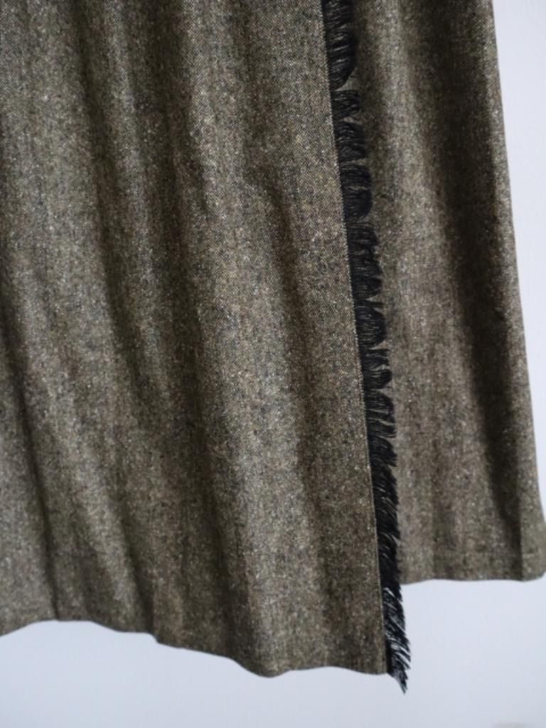 O’NEIL of DUBLIN オニール オブ ダブリン ジャーナル 取扱い スカート 定価34000円 Sサイズ ブラウン ブラック シルバー 080 大人 ロング み 6460736