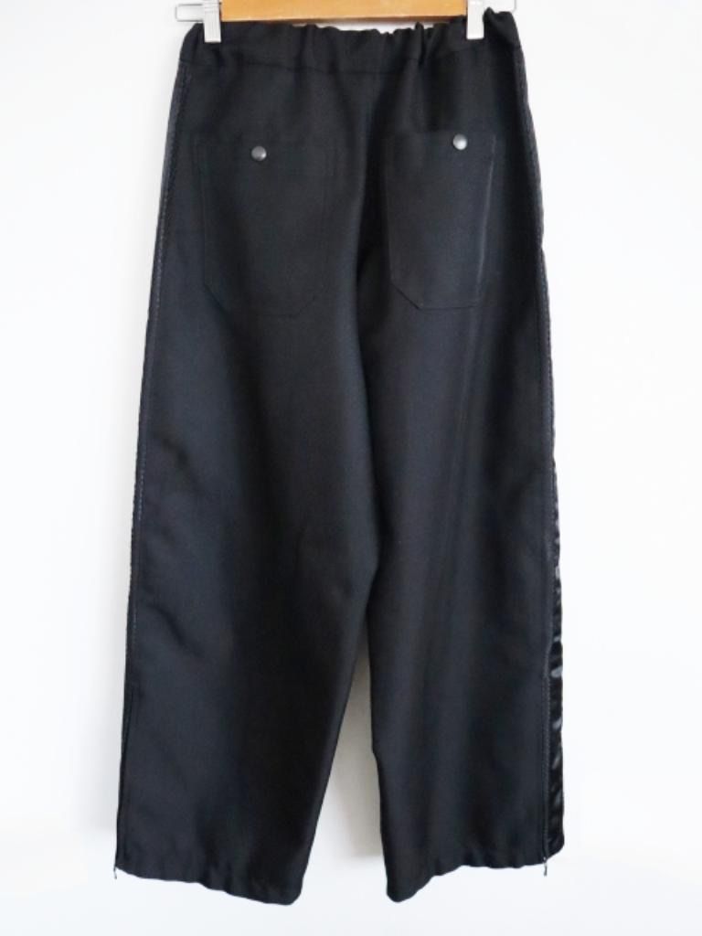 JUNYA WATAMABE ジュンヤワタナベ エステルサイドラインワイドパンツ