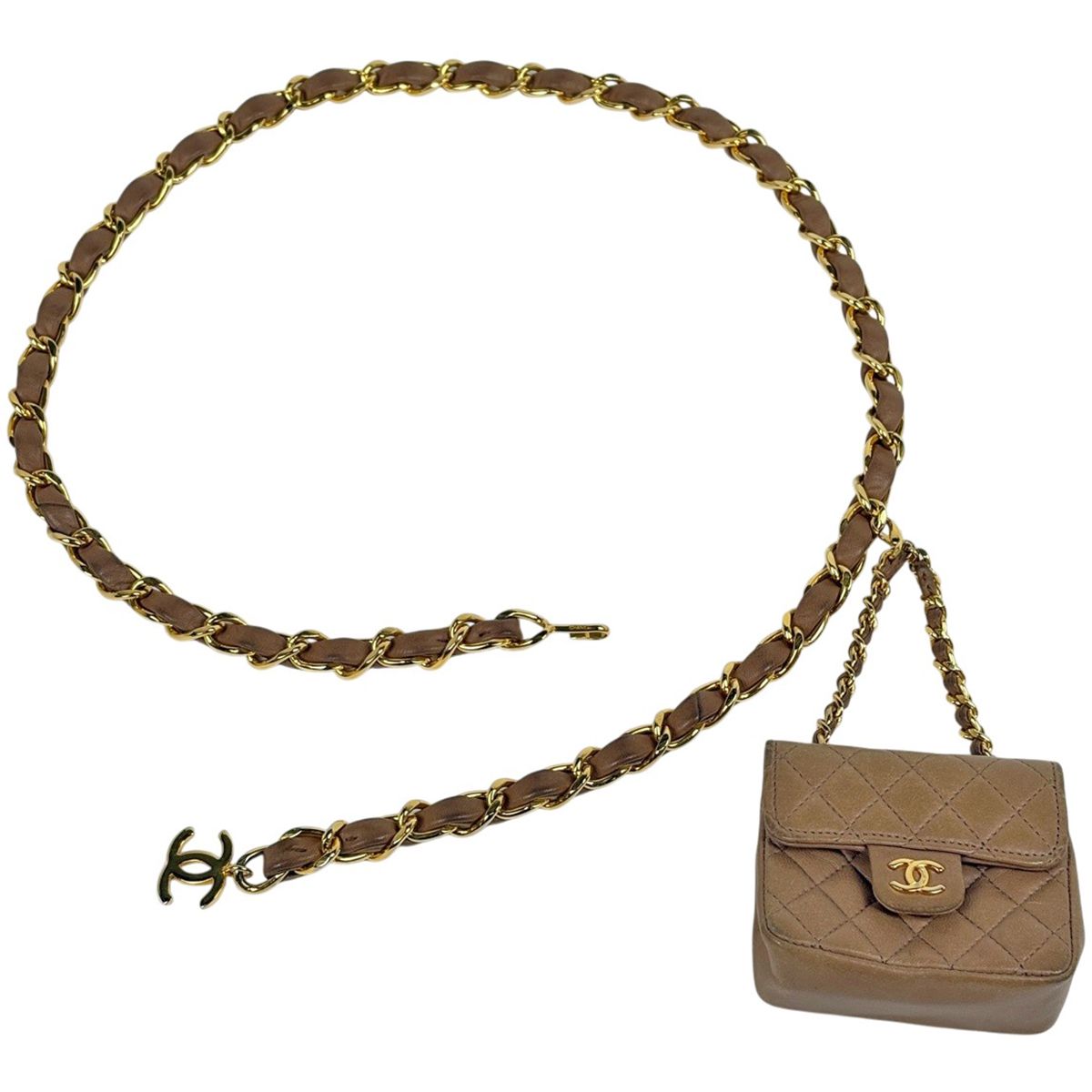 シャネル CHANEL ココマーク チェーン ベルト マトラッセ バッグ