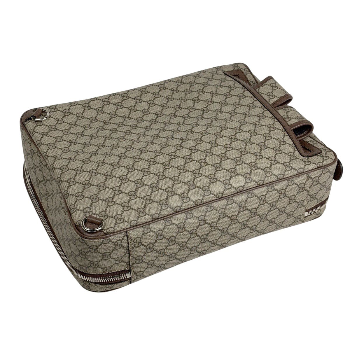 グッチ GUCCI GG柄 ブリーフケース GGスプリーム 2 WAY バックパック リュック コーティングキャンバス ベージュ ブラウン 658543 メンズ