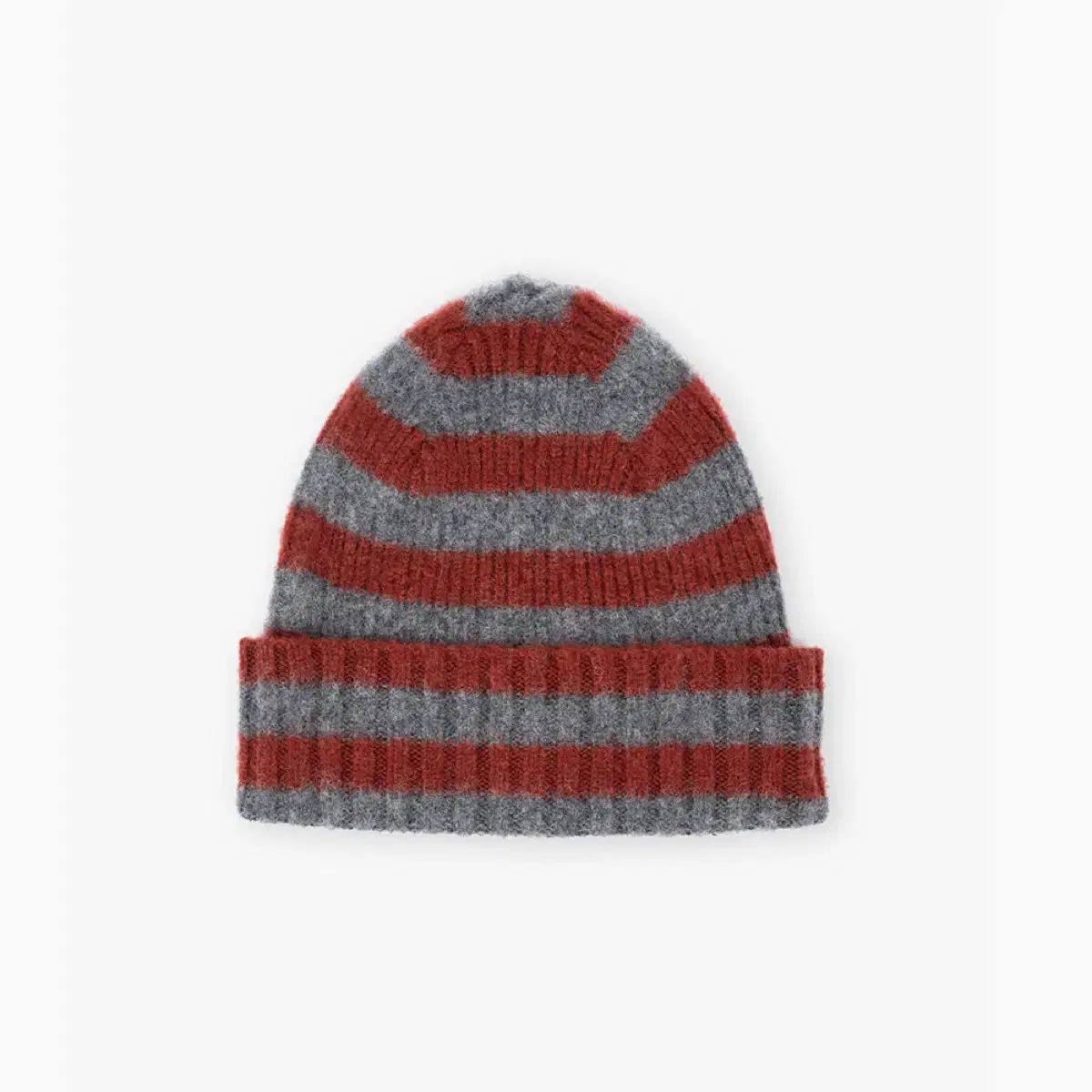 Howlin ハウリン HARDWORKING ビーニー ストライプ ラスティ グレー